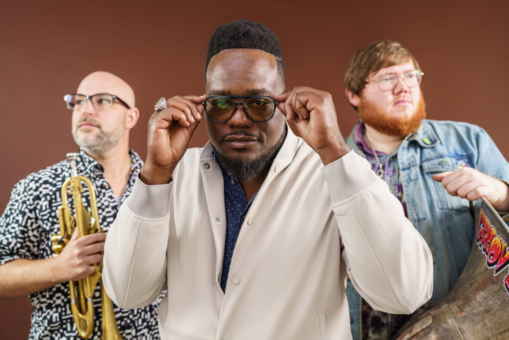 Soul Brass Band performing at a live New Orleans event
